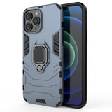 For iPhone 13 Pro Max Case, Shockproof PC/TPU Protective Cover with Magnetic Ring Holder, Navy Blue | iCoverLover Australia