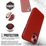 For iPhone 13 Case Armour Shockproof Strong Light Slim Cover Red | iCoverLover Australia