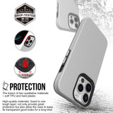 For iPhone 13 Pro Case Armour Shockproof Strong Light Slim Cover Silver | iCoverLover Australia