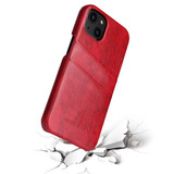 For iPhone 13 Case Deluxe Leather Wallet Back Shell Slim Cover Red | iCoverLover Australia