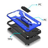 For iPhone 13 Case Armour Strong Shockproof Tough Cover with Kickstand Blue | iCoverLover Australia