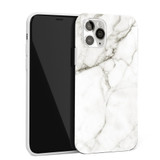 For iPhone 12 mini Case, Glossy Marble Pattern TPU Protective Cover, White | iCoverLover Australia