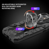 For iPhone 13 Case Tough Protective Cover Magnetic Ring Holder Black | iCoverLover Australia