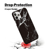 For iPhone 12/12 Pro Case, Glossy Marble Pattern TPU Protective Cover, White | iCoverLover Australia