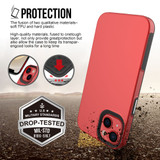 For iPhone 13 Mini Case Shockproof Protective Cover Red | iCoverLover Australia