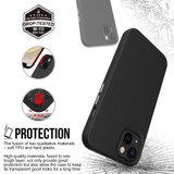For iPhone 13 Mini Case Armour Shockproof Strong Light Slim Cover Black | iCoverLover Australia