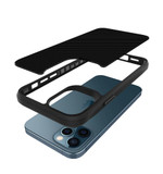 For iPhone 12/12 Pro Case, Tough Carbon Fibre Protective Cover, Black | iCoverLover Australia