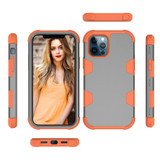 For iPhone 12 Pro Max Case Protective Armored 3-Layer Cover,Grey & Orange | iCoverLover Australia