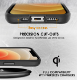 For iPhone 13 Case, Tough Carbon Fibre Protective Cover, Black | iCoverLover Australia