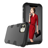 For iPhone 12 mini Case Protective Armored 3-Layer Cover,Black | iCoverLover Australia