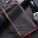 For iPhone 12 Pro Max Case Electroplated TPU Protective Soft Cover, Red | iCoverLover Australia