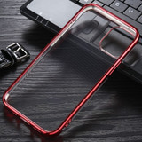 For iPhone 12 Pro Max Case Electroplated TPU Protective Soft Cover, Red | iCoverLover Australia