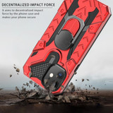 For iPhone 12/12 Pro (6.1in) Case Tough Armour Protective Cover with Magnetic Ring Holder Red | iCoverLover Australia