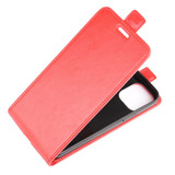For iPhone 12 Pro Max Case Texture Single Vertical Flip Leather Protective Case , Card Slots & Photo Frame, Red | iCoverLover Australia