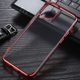 For iPhone 12/12 Pro Case Electroplated TPU Protective Soft Cover, Red | iCoverLover Australia