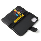For iPhone 12 Pro Max (6.7in) Case iCoverLover Black Genuine Cow Leather Wallet Folio Case | iCoverLover Australia
