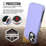 For iPhone 12 Pro Max (6.7in) Case, Shockproof Protective Cover Purple | iCoverLover Australia