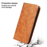 For iPhone 12 mini (5.4in) Case PU Leather Flip Wallet Protective Cover Kickstand Khaki | iCoverLover Australia