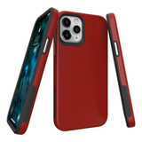 For iPhone 12/12 Pro (6.1in) Case Armour Shockproof Strong Light Slim Cover Red | iCoverLover Australia