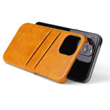 For iPhone 12 mini (5.4in) Case Deluxe Leather Wallet Back Shell Slim Cover Yellow | iCoverLover Australia