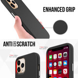 For iPhone 12 Pro Max (6.7in) Case Armour Shockproof Strong Light Slim Cover Black | iCoverLover Australia