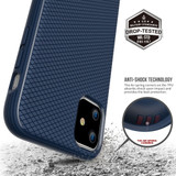 For iPhone 12 mini (5.4in) Case Snap Armour Thin Light Shockproof Cover, Blue | iCoverLover Australia
