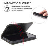 For iPhone 12 Pro Max (6.7in) Case PU Leather Flip Wallet Protective Cover Kickstand Black | iCoverLover Australia