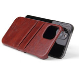 For iPhone 12 Pro Max (6.7in) Case Deluxe Leather Wallet Back Shell Slim Cover Brown | iCoverLover Australia