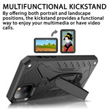 For iPhone 12 Pro Max (6.7in) Case, Armour Strong Shockproof Tough Cover with Kickstand, Black | iCoverLover Australia