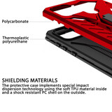 For iPhone 12 Pro Max (6.7in) Case, Armour Strong Shockproof Tough Cover with Kickstand, Red | iCoverLover Australia