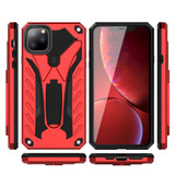 For iPhone 12 Pro Max (6.7in) Case, Armour Strong Shockproof Tough Cover with Kickstand, Red | iCoverLover Australia