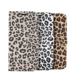 For iPhone 12 Pro Max Case Leopard Print Pattern Folio PU Leather Case,Card Slot and Holder, White | iCoverLover Australia
