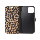 For iPhone 12 Pro Max Case Leopard Print Pattern Folio PU Leather Case,Card Slot and Holder, Brown | iCoverLover Australia
