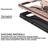For iPhone 12/12 Pro (6.1in) Case, Armour Strong Shockproof Tough Cover with Kickstand, Rose Gold | iCoverLover Australia