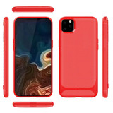 For iPhone 11 Pro Max Case Carbon Fiber Texture Slim Strong Soft Cover Red | iCoverLover Australia