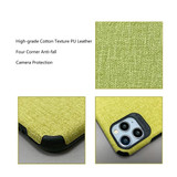 For iPhone 11 Pro Max Case Denim Texture Green Cover & Tempered Glass Screen Protector | iCoverLover Australia