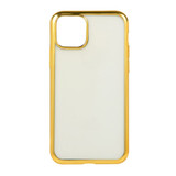 For iPhone 12 mini Case Ultra-thin Plating TPU Protective Soft Case, Gold | iCoverLover Australia