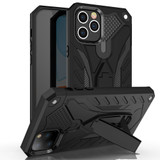 For iPhone 12 mini (5.4in) Case, Armour Strong Shockproof Tough Cover with Kickstand, Black | iCoverLover Australia