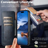 For iPhone Air Case Leather Flip Wallet Cover Stand Compatible with MagSafe Blue | iCoverLover Australia