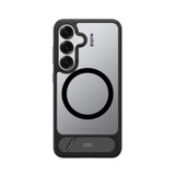 For Samsung Galaxy S25 EFM Alta Case with D3O BIO Compatible with MagSafe, Black Clear | iCoverLover Australia
