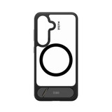 For Samsung Galaxy S25 EFM Alta Case with D3O BIO Compatible with MagSafe, Black Clear | iCoverLover Australia
