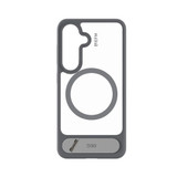 For Samsung Galaxy S25 EFM Alta Cover Case with D3O BIO Compatible with MagSafe, Grey Clear | iCoverLover Australia