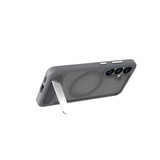 For Samsung Galaxy S25+ Plus EFM Alta Cover Case with D3O BIO Compatible with MagSafe, Grey Clear | iCoverLover Australia