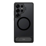 For Samsung Galaxy S25 Ultra EFM Alta Case with D3O BIO Compatible with MagSafe, Black Clear | iCoverLover Australia