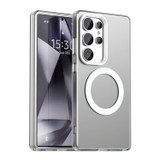 For Samsung Galaxy S25 Ultra 5G Case - Durable Acrylic + TPU, MagSafe Compatible Scratch-Resistant Cover, White | iCoverLover Australia