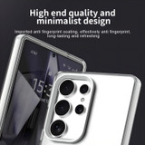 For Samsung Galaxy S25 Ultra 5G Case - Durable Acrylic + TPU, MagSafe Compatible Scratch-Resistant Cover, White | iCoverLover Australia