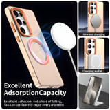 For Samsung Galaxy S25 Ultra 5G Case - Durable Acrylic + TPU, MagSafe Compatible Scratch-Resistant Cover, Orange | iCoverLover Australia