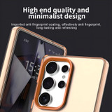 For Samsung Galaxy S25 Ultra 5G Case - Durable Acrylic + TPU, MagSafe Compatible Scratch-Resistant Cover, Orange | iCoverLover Australia