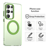 For Samsung Galaxy S25 Ultra 5G Case - Durable Acrylic + TPU, MagSafe Compatible Scratch-Resistant Cover, Green | iCoverLover Australia