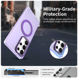 For Samsung Galaxy S25 Ultra 5G Case - Durable Acrylic + TPU, MagSafe Compatible Scratch-Resistant Cover, Purple | iCoverLover Australia
